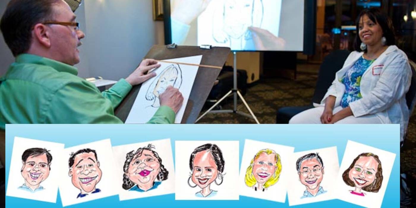 caricatures live