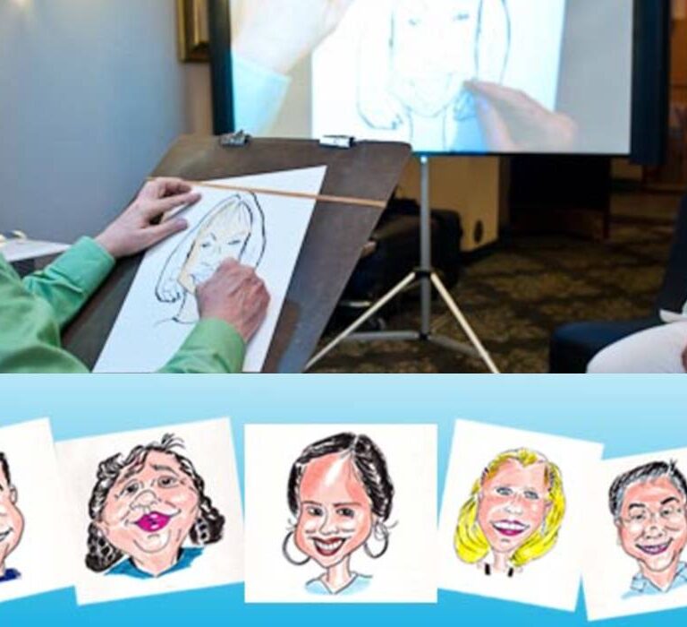 caricatures live