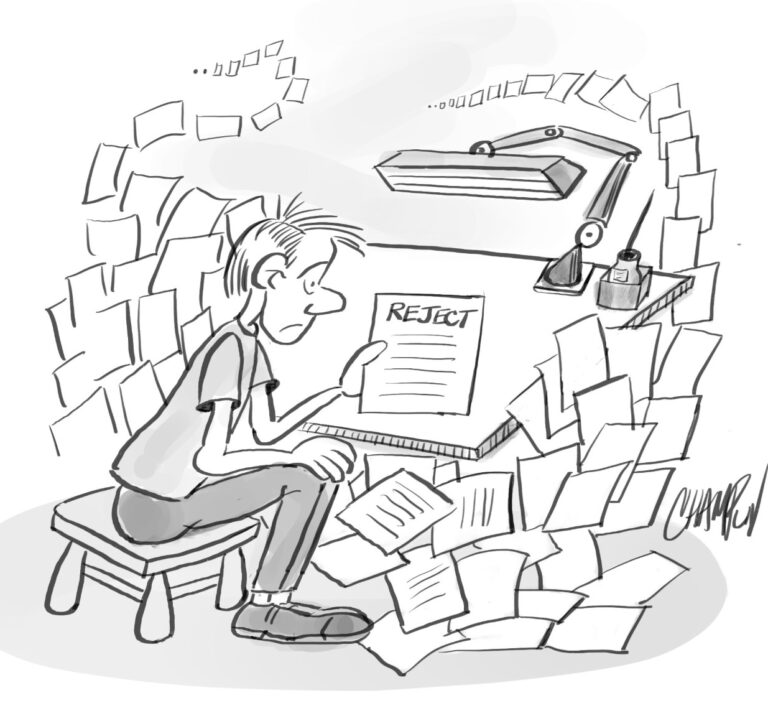rejected cartoonist cartoon